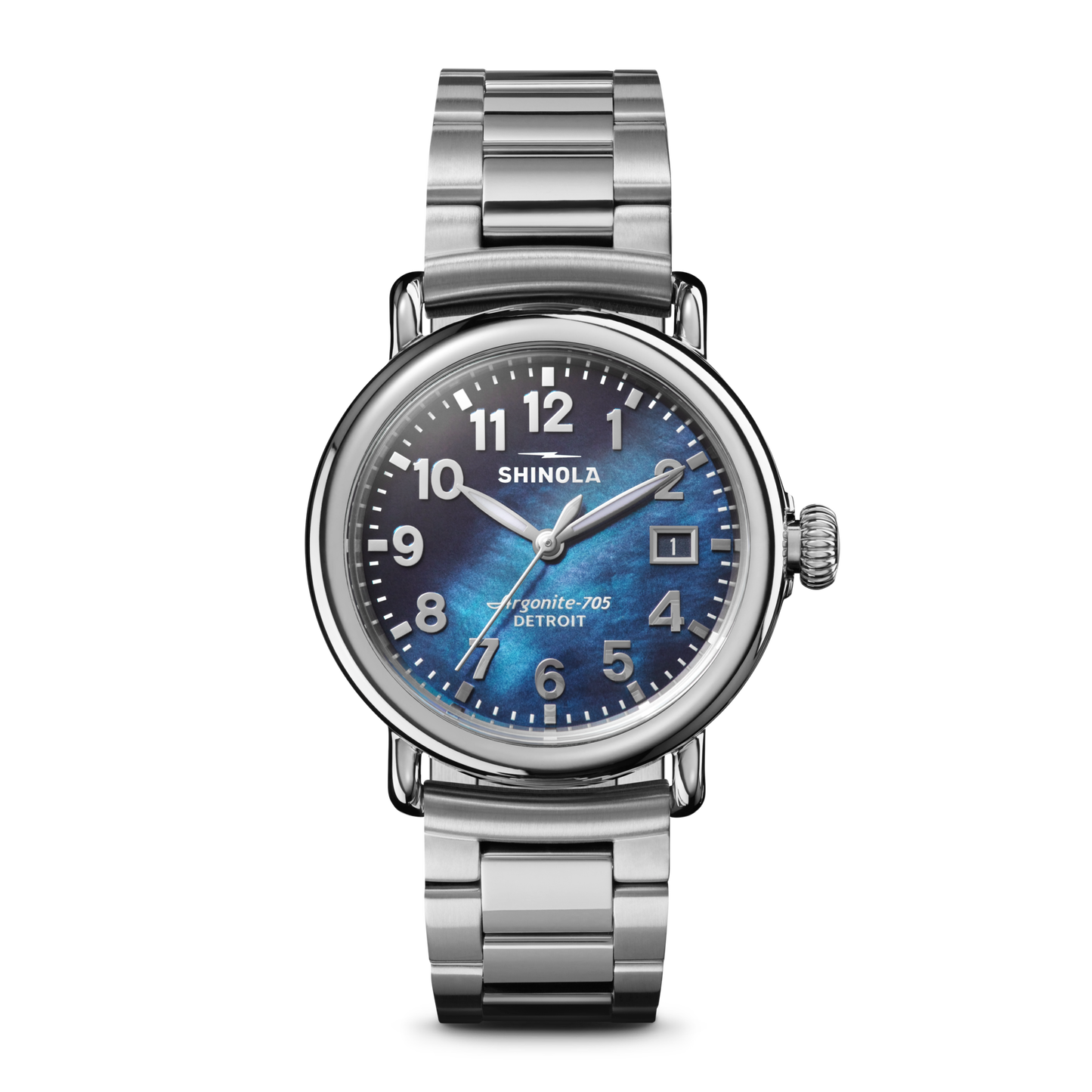 THE RUNWELL 36MM | Blue Mother of Pearl