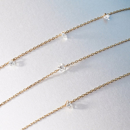 PIROUETTE | Single Floating Diamond Bracelet