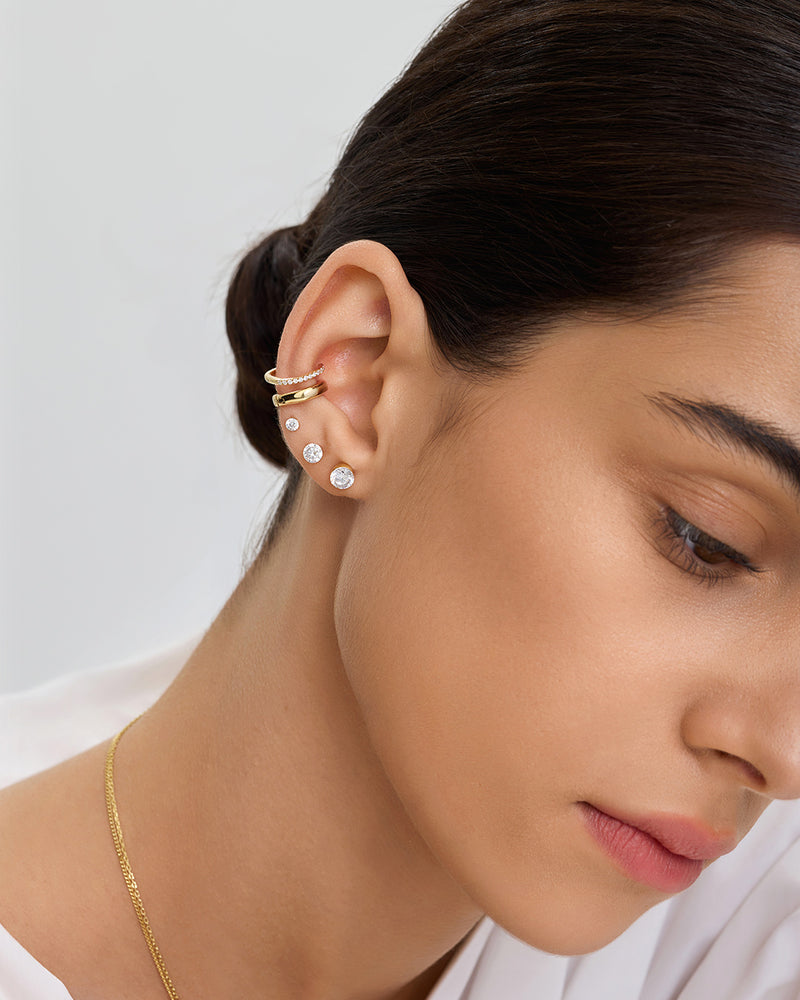 SEREN | Solitaire Lab Grown Diamond Flatback Stud