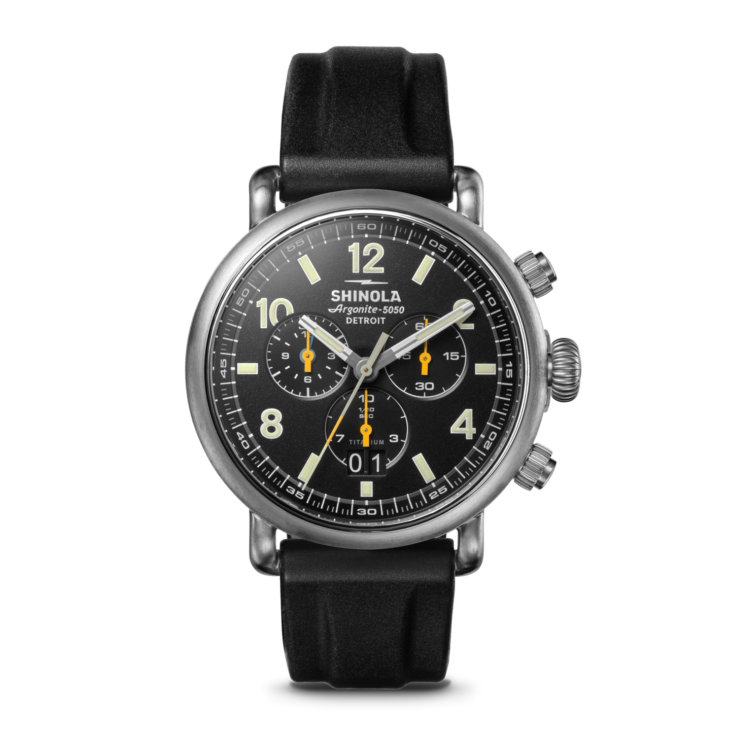 THE RUNWELL CHRONOGRAPH WEST WIND WATCH GIFT SET 42MM | Black