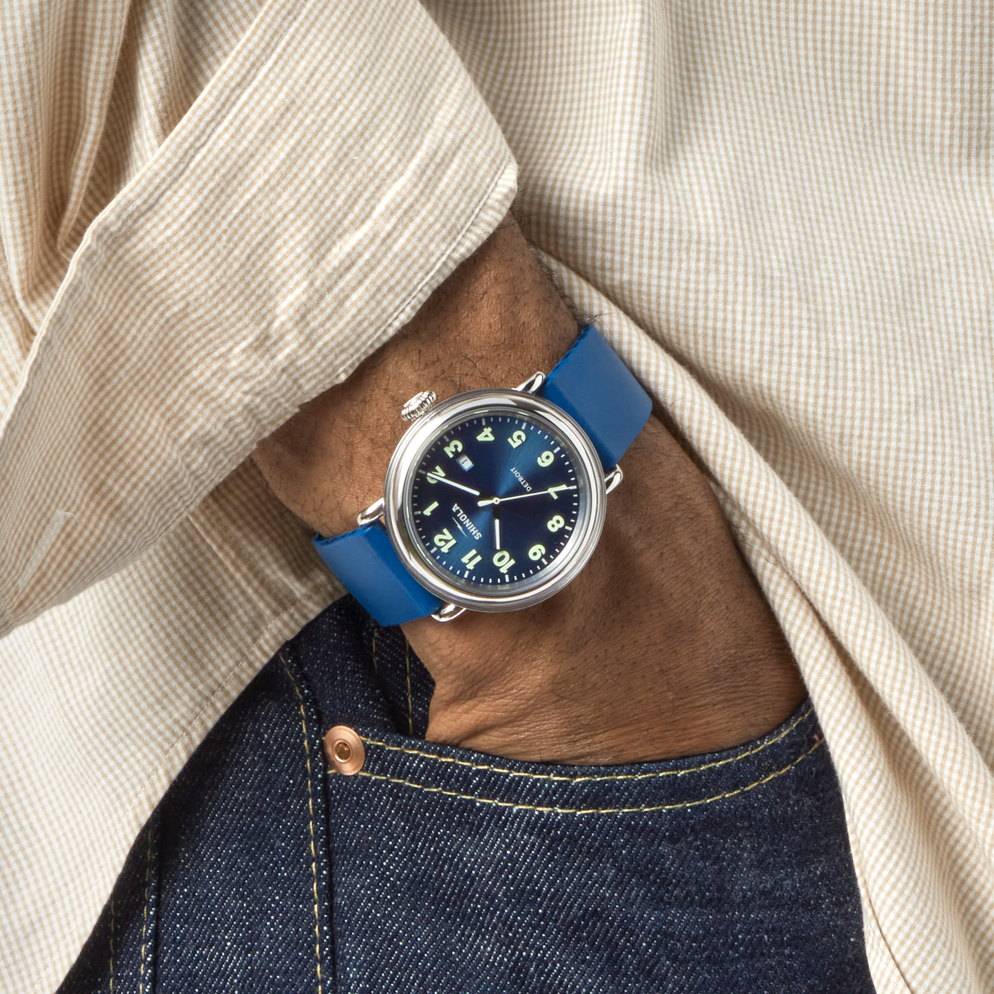 DETROLA WATCH 41MM | Denim Blue