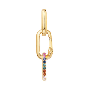 Gold Rainbow Charm Connector