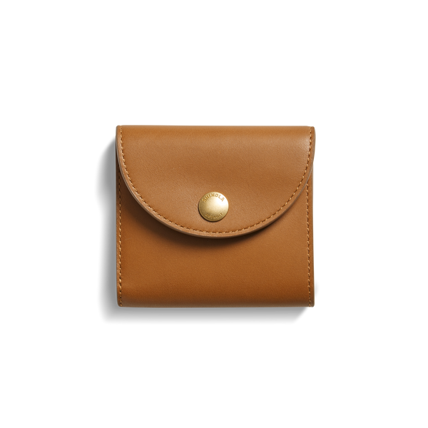 BIRDY SMALL SNAP WALLET | Tan
