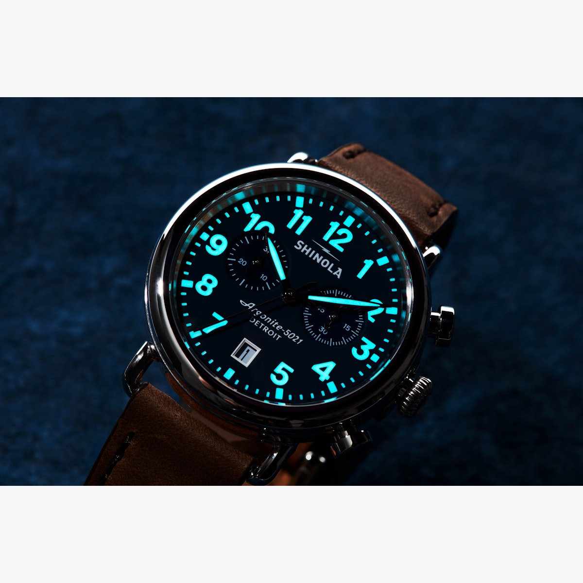 THE RUNWELL CHRONO 47MM | Midnight Blue