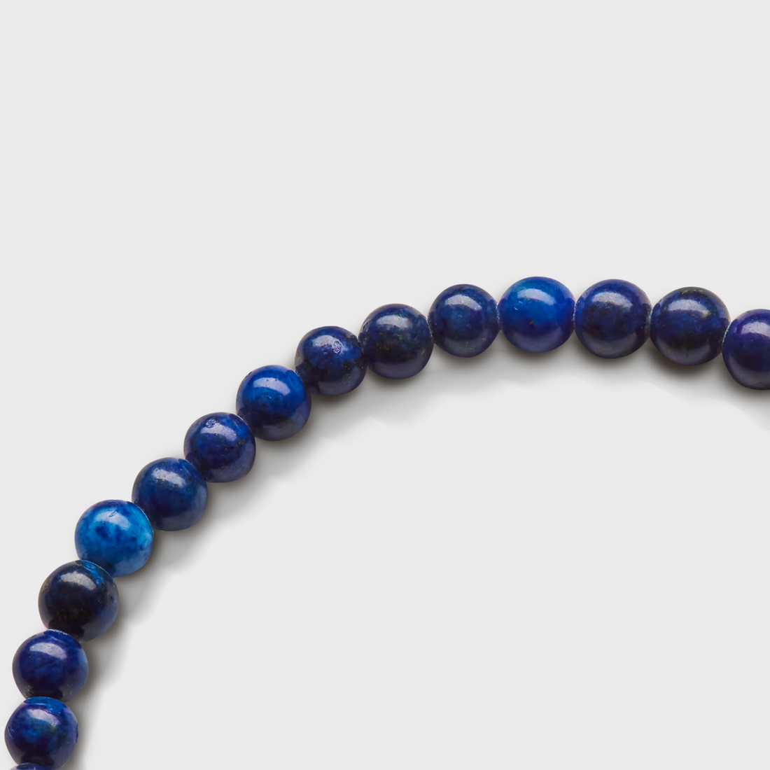 4MM BEADED LAPIS BRACELET | .925 Sterling Silver