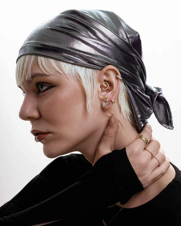 IGGY | Pear Lab-Grown Diamond Threaded Flatback