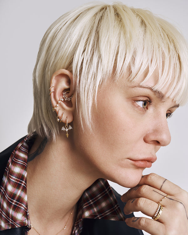 SYBILL | Lab-Grown Diamond Bat Earring Charm