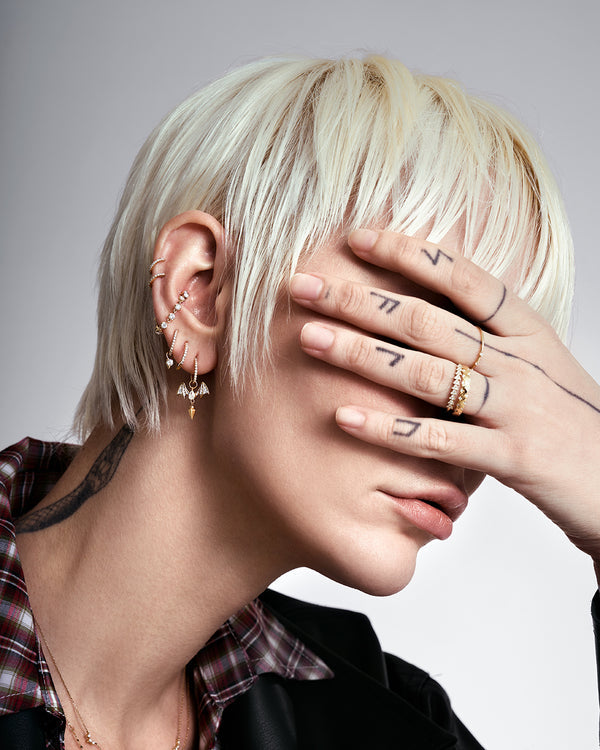 SYBILL | Lab-Grown Diamond Bat Earring Charm