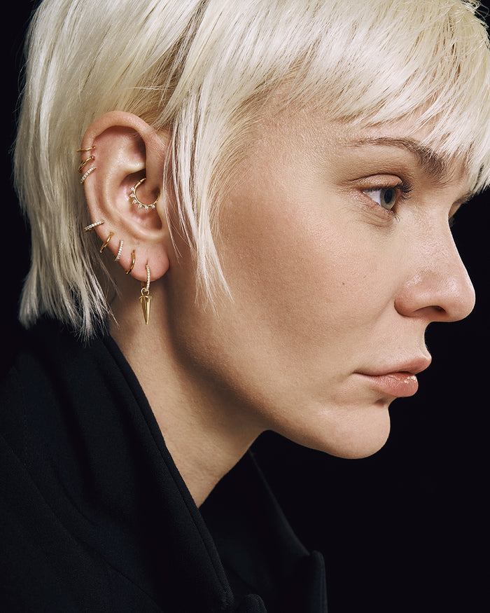 DELPHI | Gold Dagger Earring Charm