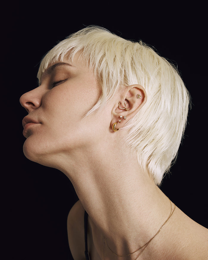 BELLATRIX | Lab-Grown Diamond Dagger Clicker Hoop