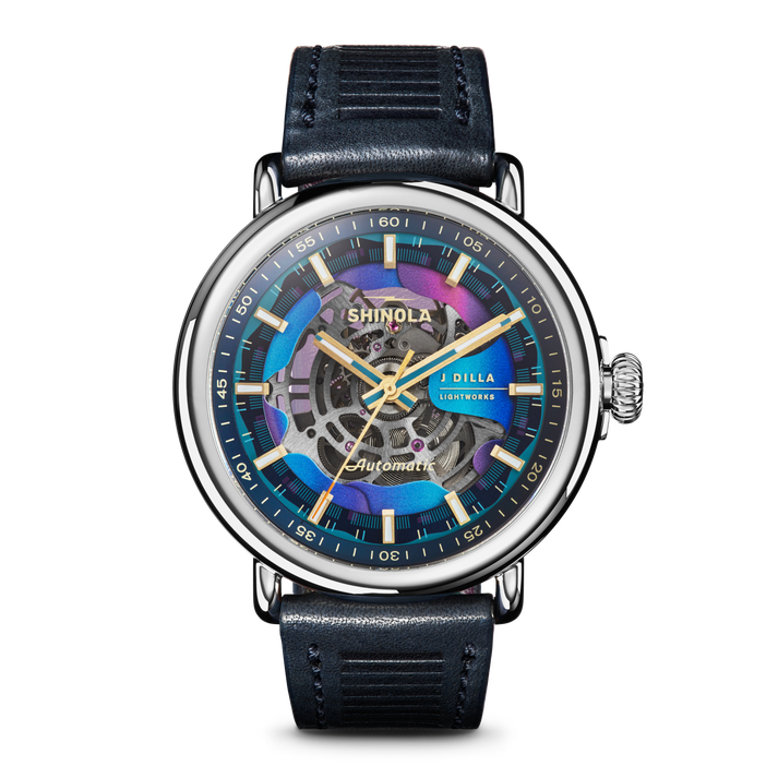 J Dilla Runwell Automatic Watch | Midnight Blue