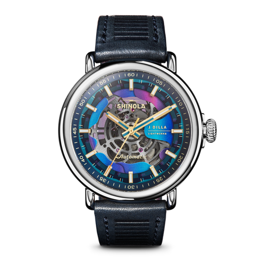 J Dilla Runwell Automatic Watch | Midnight Blue