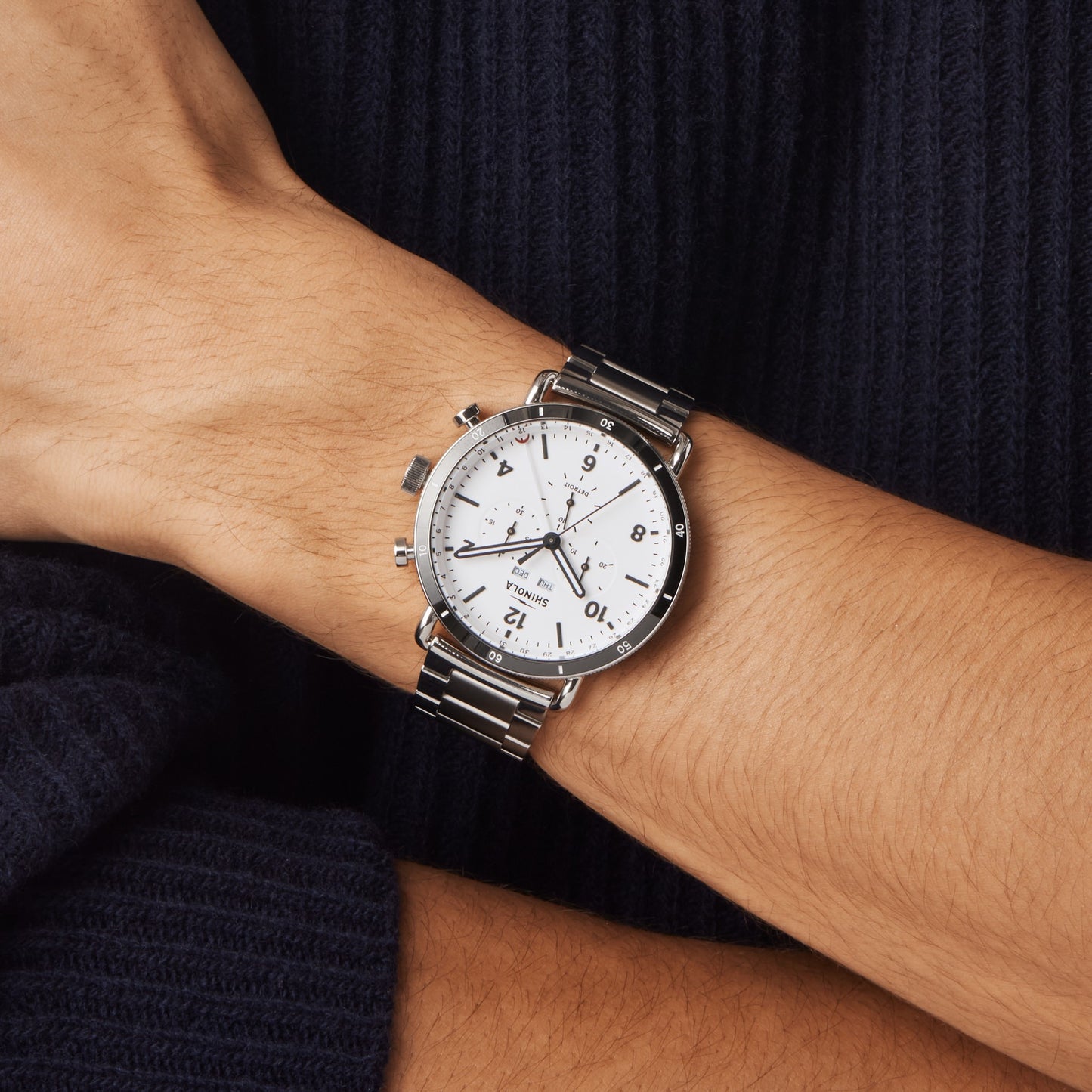 THE CANFIELD SPORT CHRONO 45MM | Silver