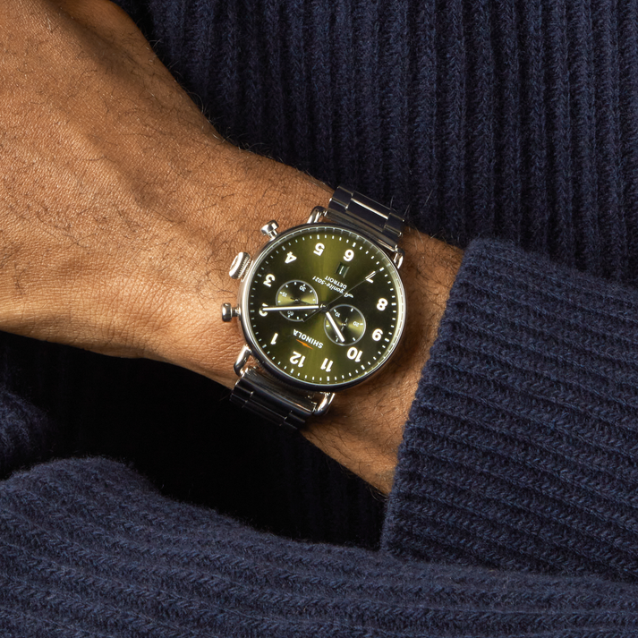 THE CANFIELD CHRONO 43MM | Olive Green