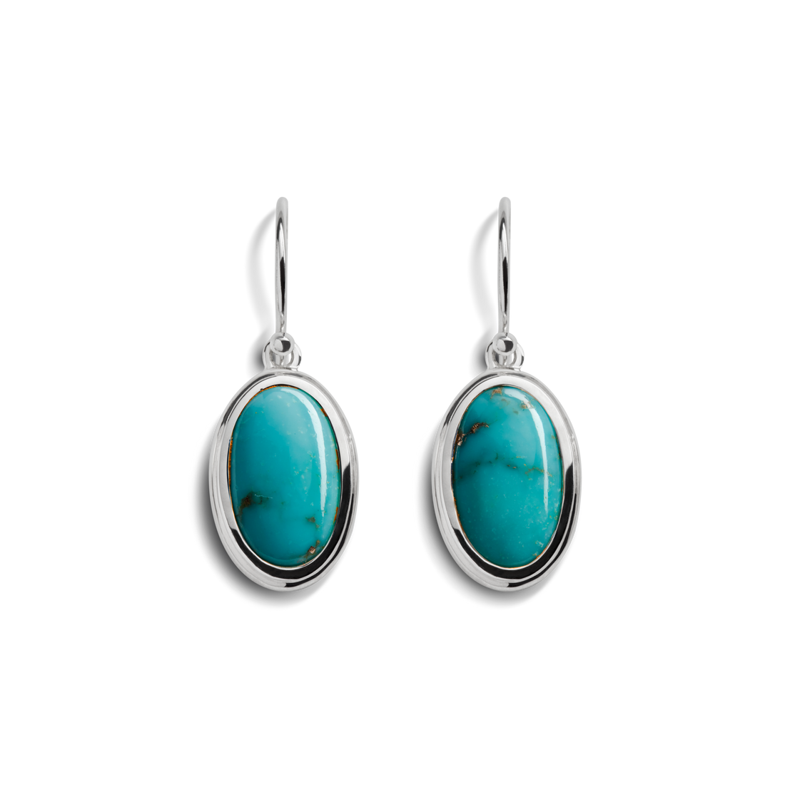 HEIRLOOM DROP TURQUOISE EARRINGS | Sterling Silver