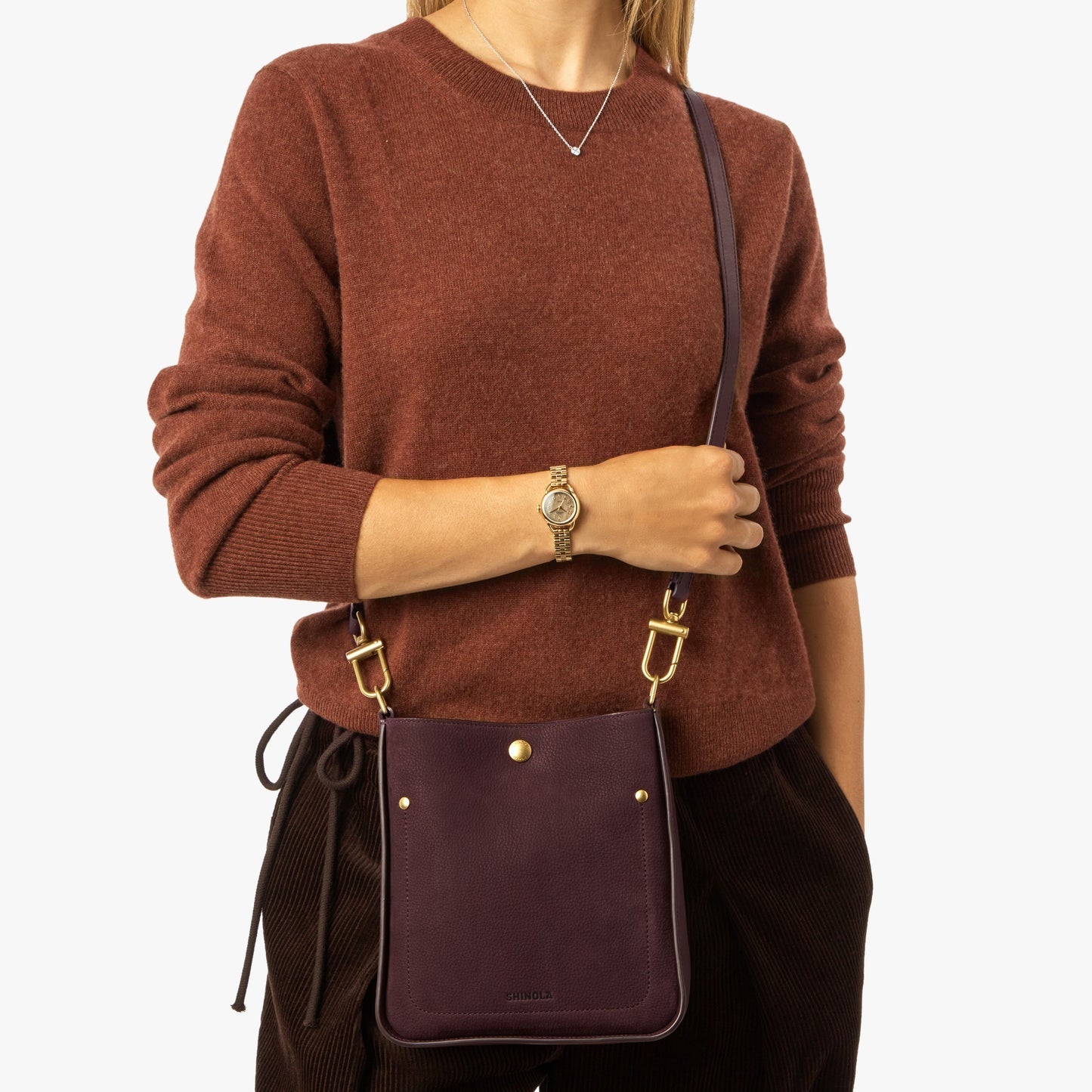 THE MINI POCKET CROSSBODY | Nubuck Leather