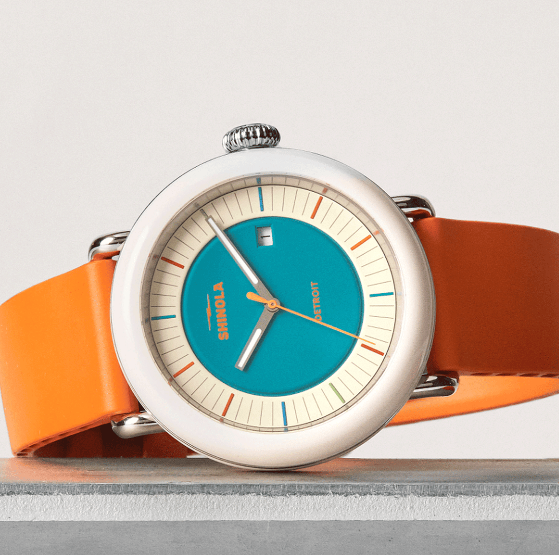 DETROLA WATCH 41MM | Aqua Green