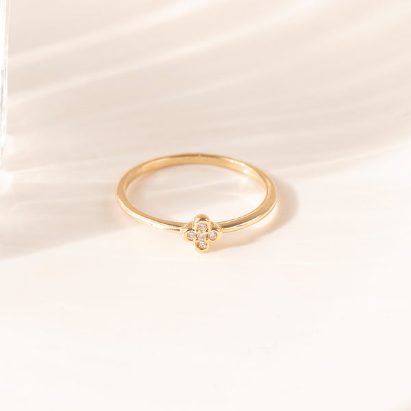 ELECTRA | Lab Grown Diamond Clover Ring