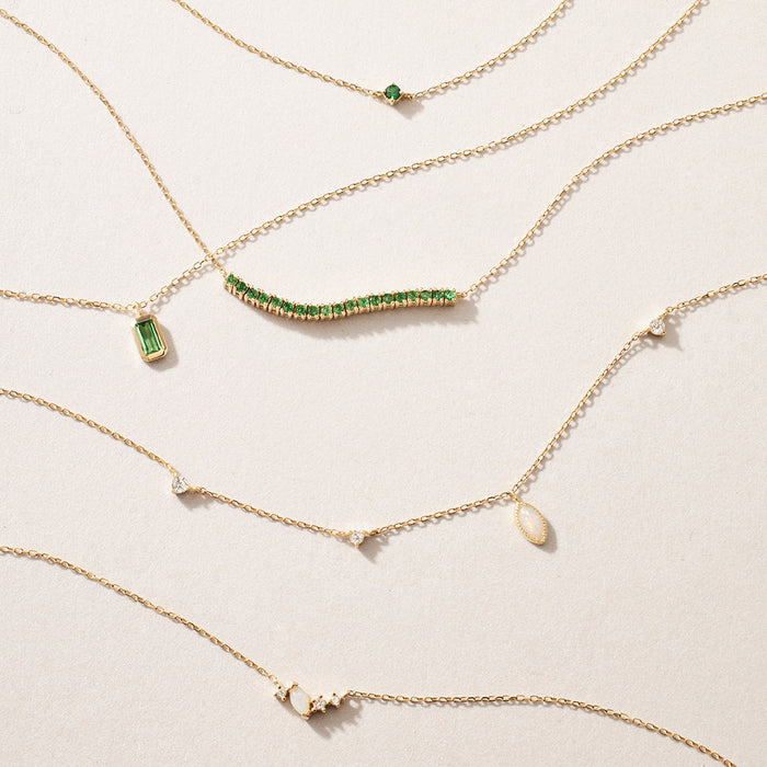 GLIMMER | Tsavorite Necklace