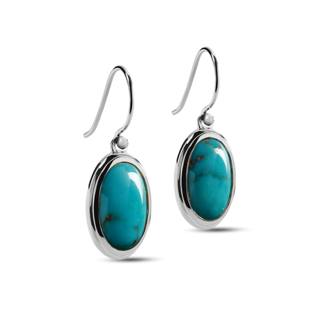 HEIRLOOM DROP TURQUOISE EARRINGS | Sterling Silver