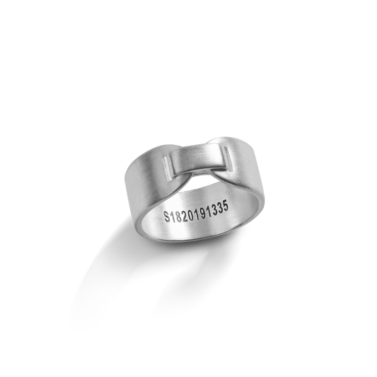 MEN'S TAG RING | Sterling Silver