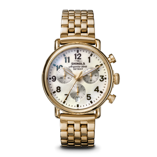 THE RUNWELL 37MM | Mother of Pearl