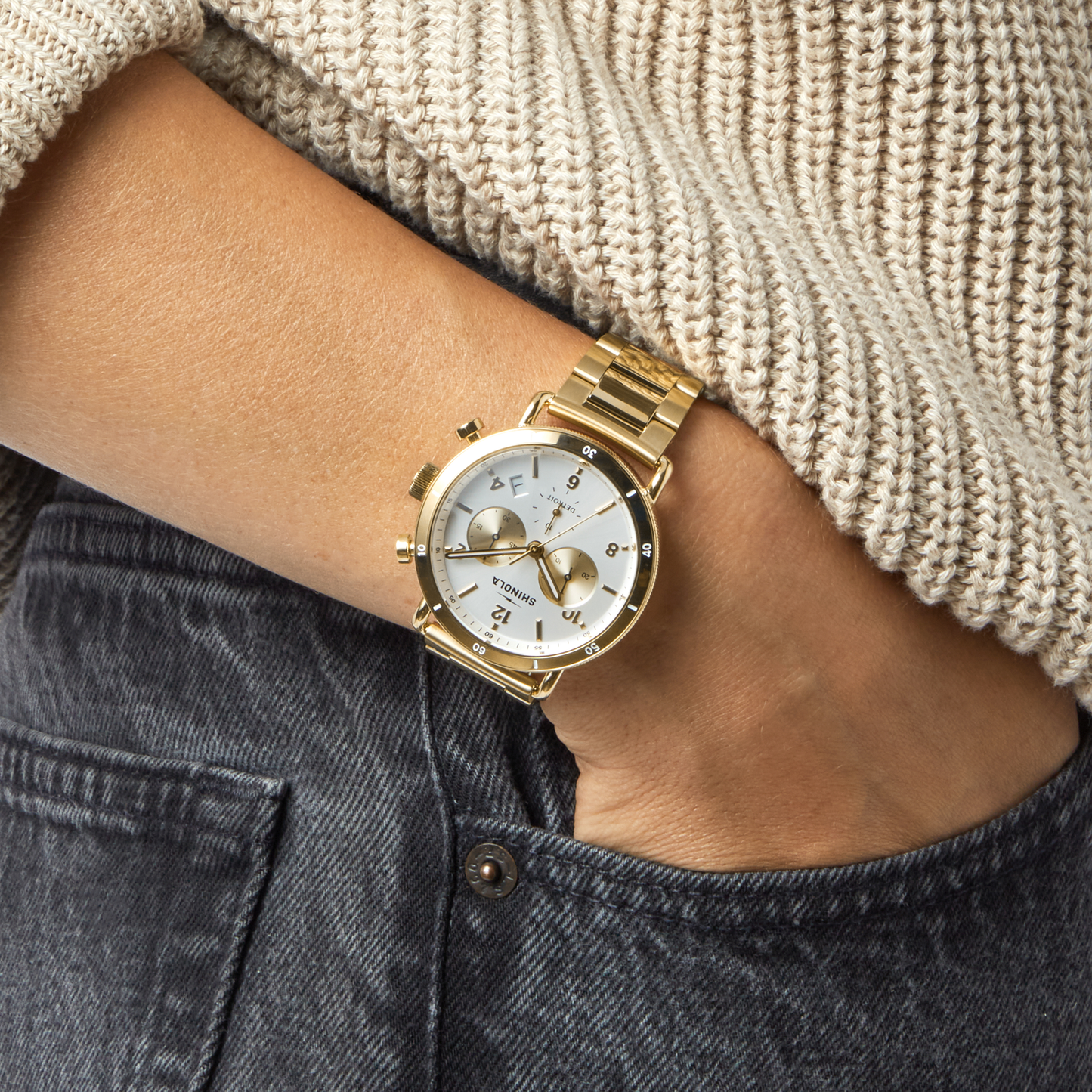 THE CANFIELD SPORT CHRONOGRAPH 40MM | Gold