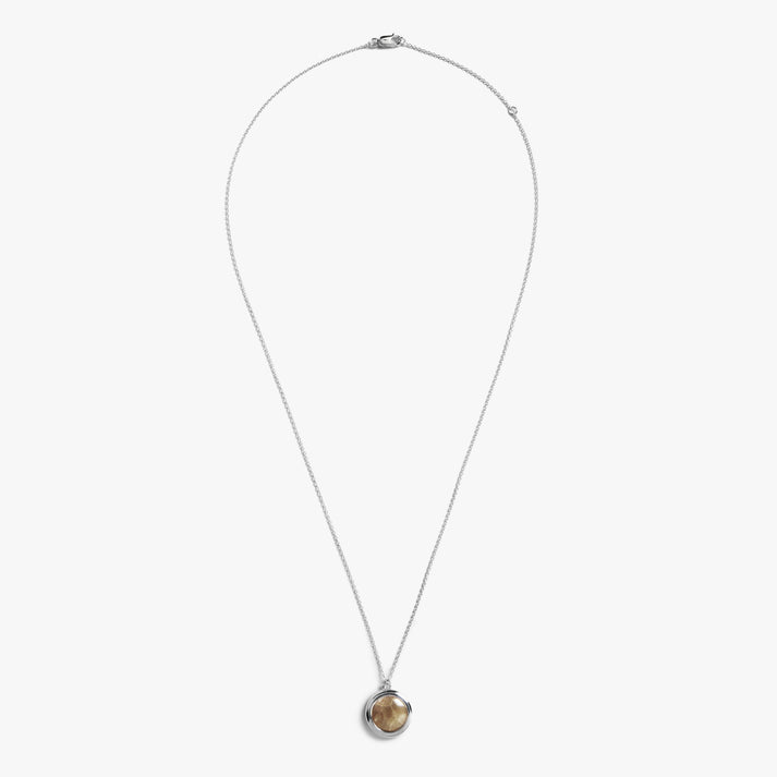 HEIRLOOM PETOSKEY PENDANT NECKLACE | Sterling Silver