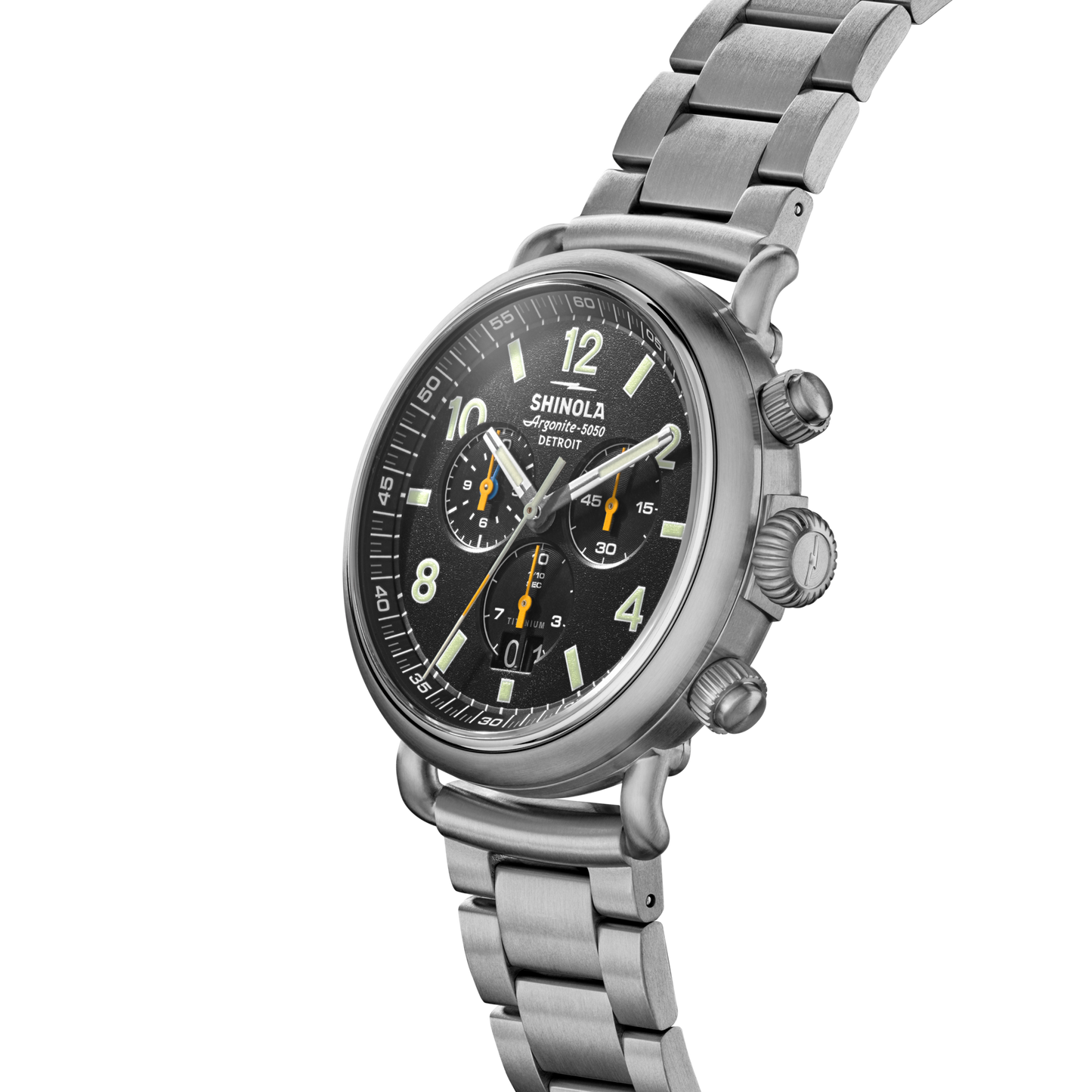 THE RUNWELL CHRONOGRAPH WEST WIND WATCH GIFT SET 42MM | Black