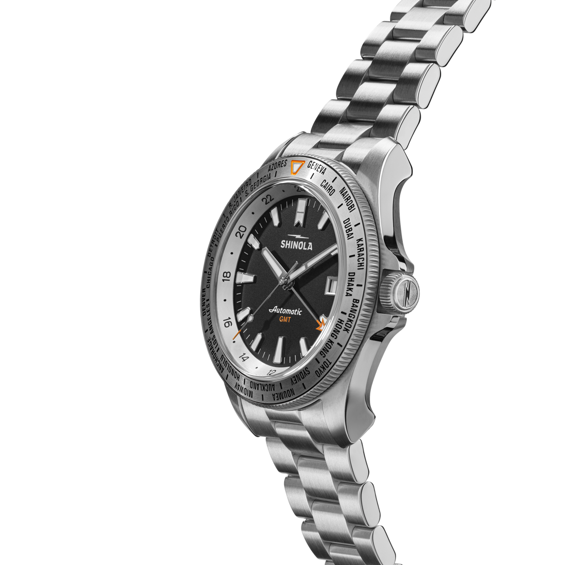 THE MONSTER WORLDTIMER GMT WATCH 40MM | Black