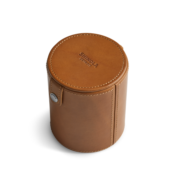 LEATHER DICE CUP WITH DICE | Vachetta Leather