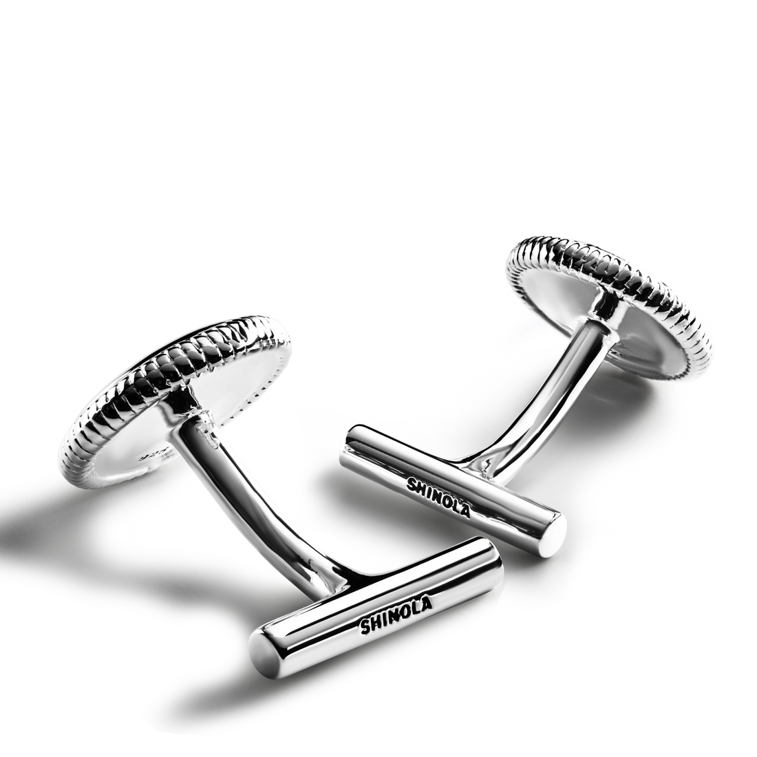 COIN EDGE CUFFLINKS | Sterling Silver