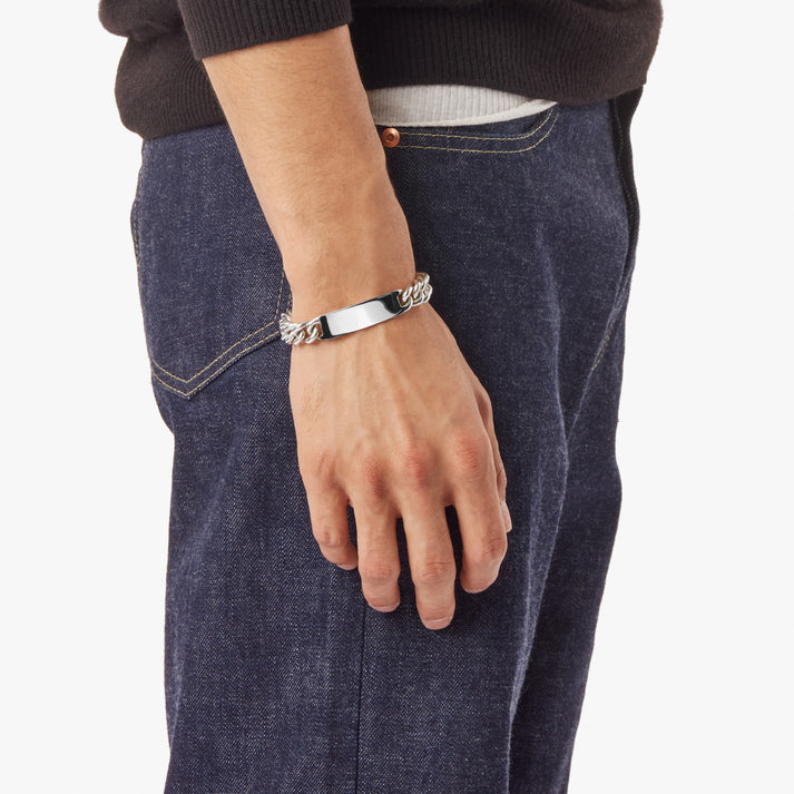 BIKE LOCK ID BRACELET | Sterling Silver
