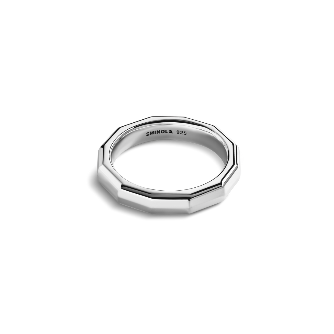 5MM GEOMETRIC BAND | Sterling Silver