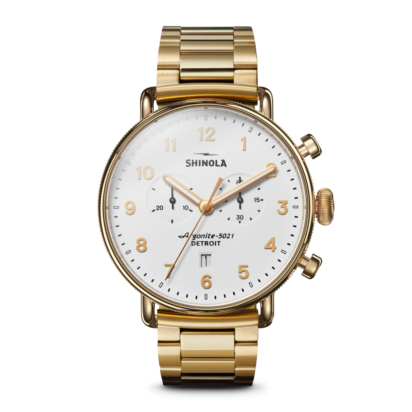 THE CANFIELD CHRONO 43MM | Gold