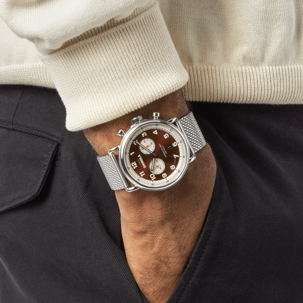 THE CANFIELD CHRONO MODEL C56 43MM | Whiskey