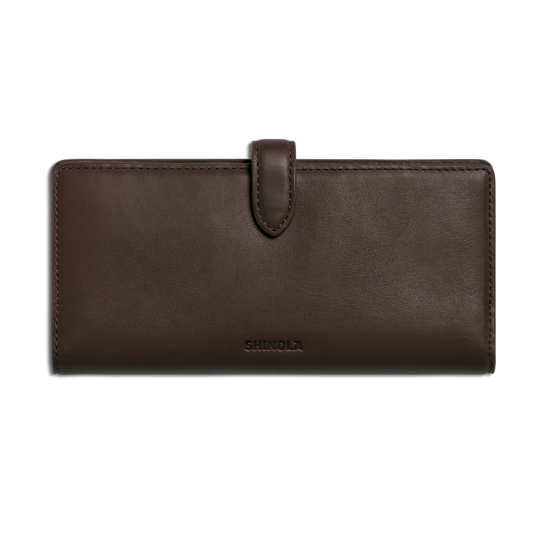 CONTINENTAL SNAP WALLET | Espresso
