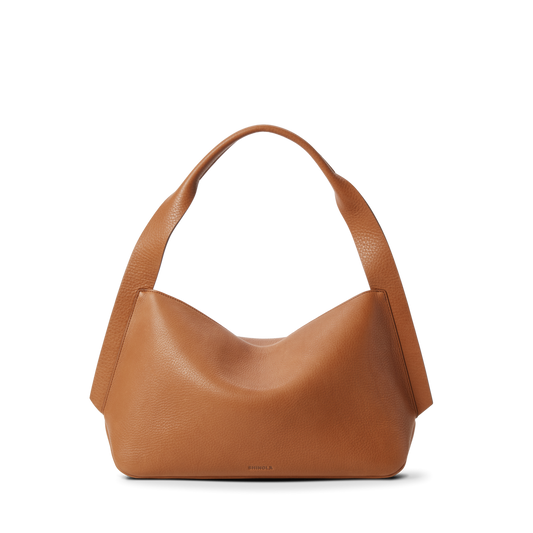 MEDIUM DERBY SHOULDER BAG | Tan