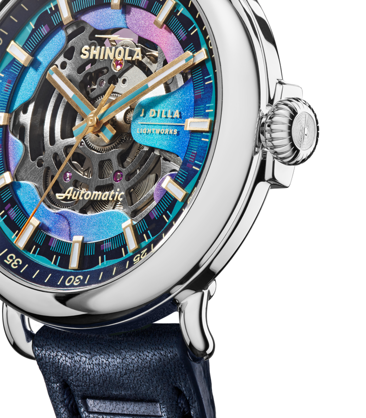 J Dilla Runwell Automatic Watch | Midnight Blue