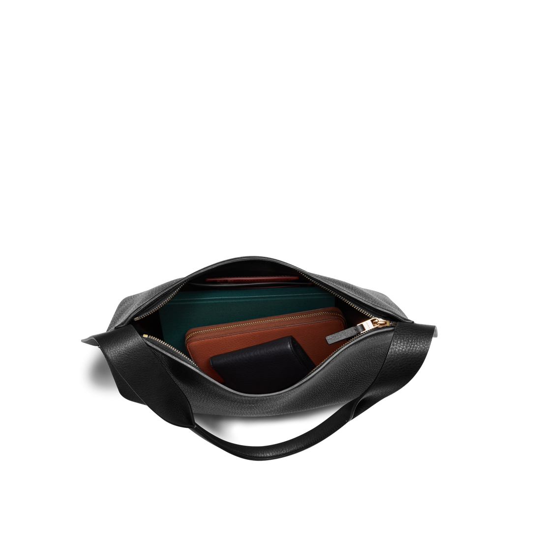 MEDIUM DERBY SHOULDER BAG | Black