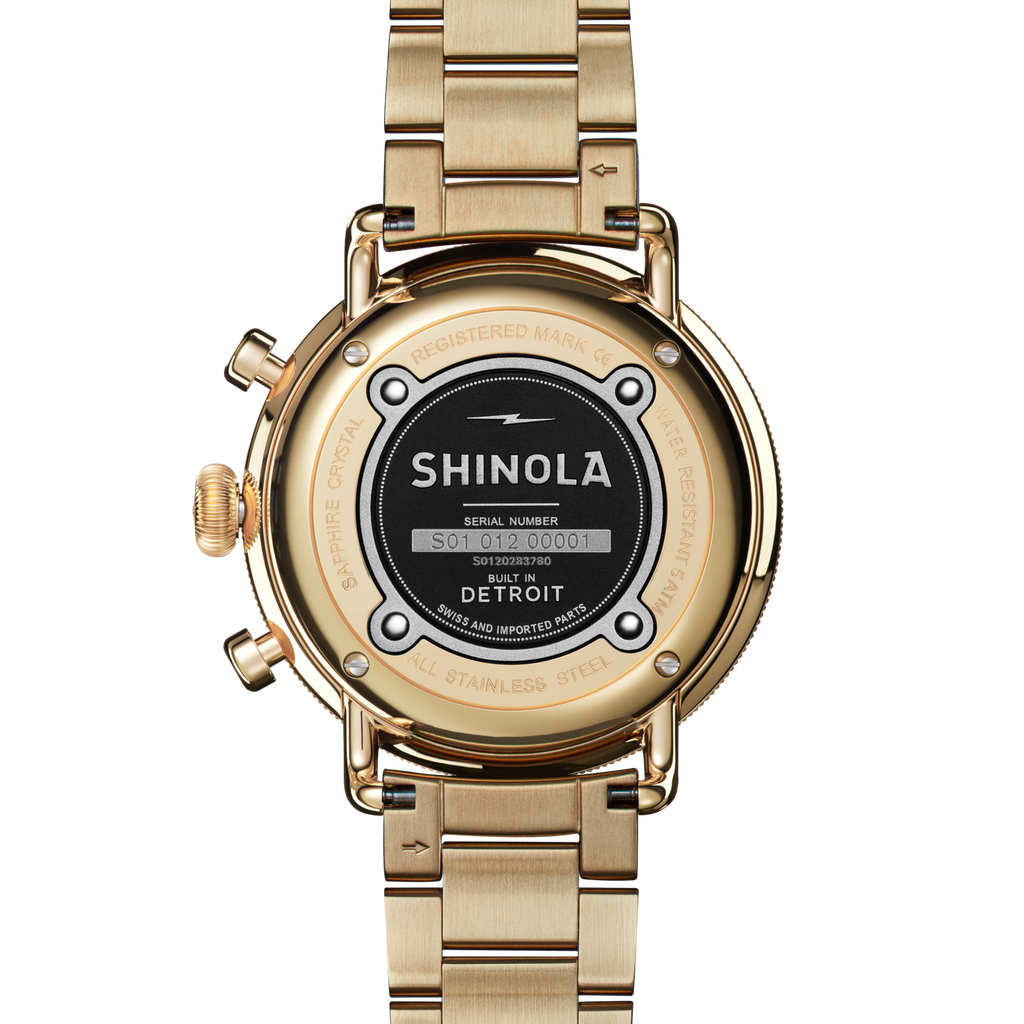THE CANFIELD CHRONO 43MM | Gold