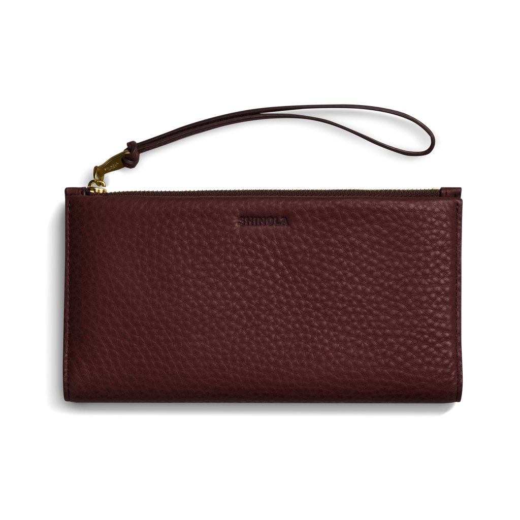WALLET WRISTLET | Natural Leather