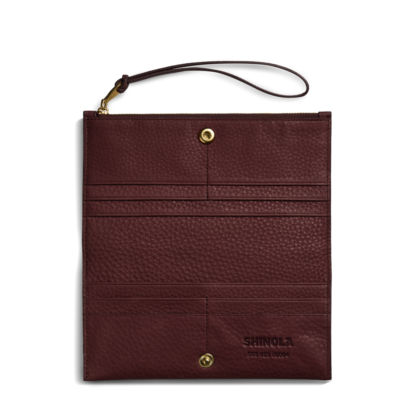 WALLET WRISTLET | Natural Leather