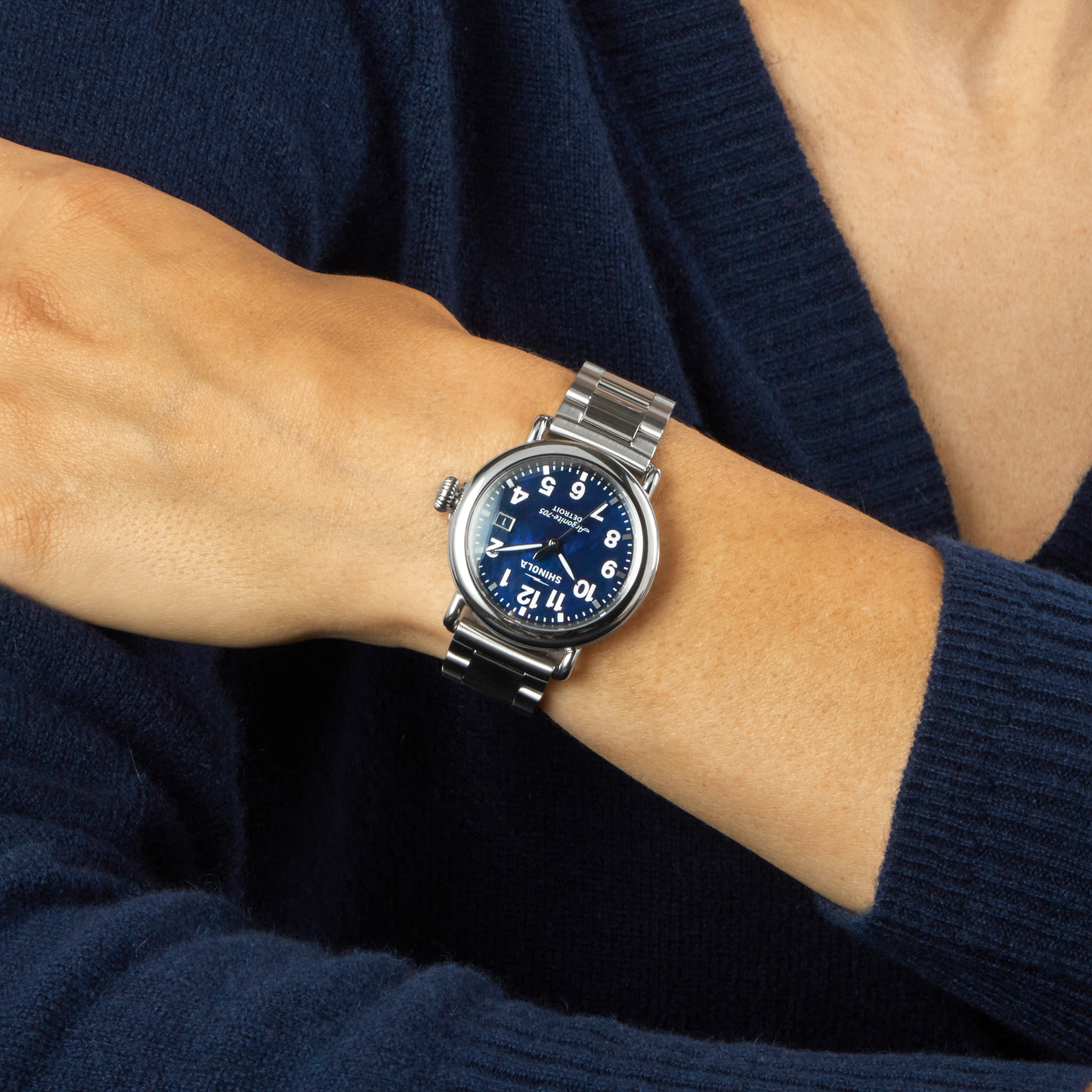 THE RUNWELL 36MM | Blue Mother of Pearl