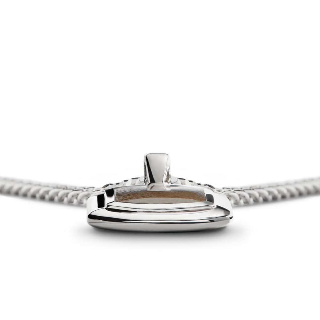 PETOSKEY TAG NECKLACE | Sterling Silver