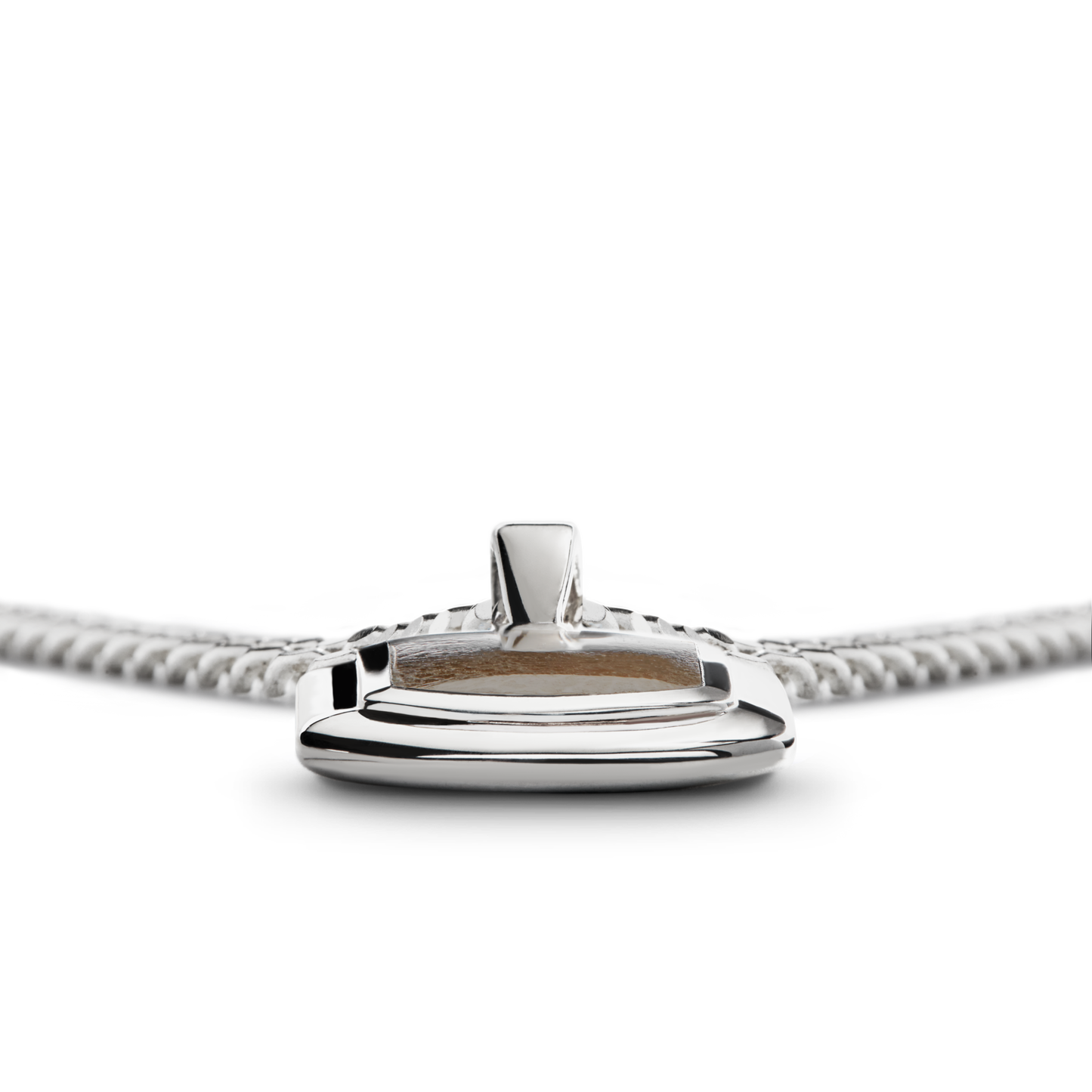 PETOSKEY TAG NECKLACE | Sterling Silver