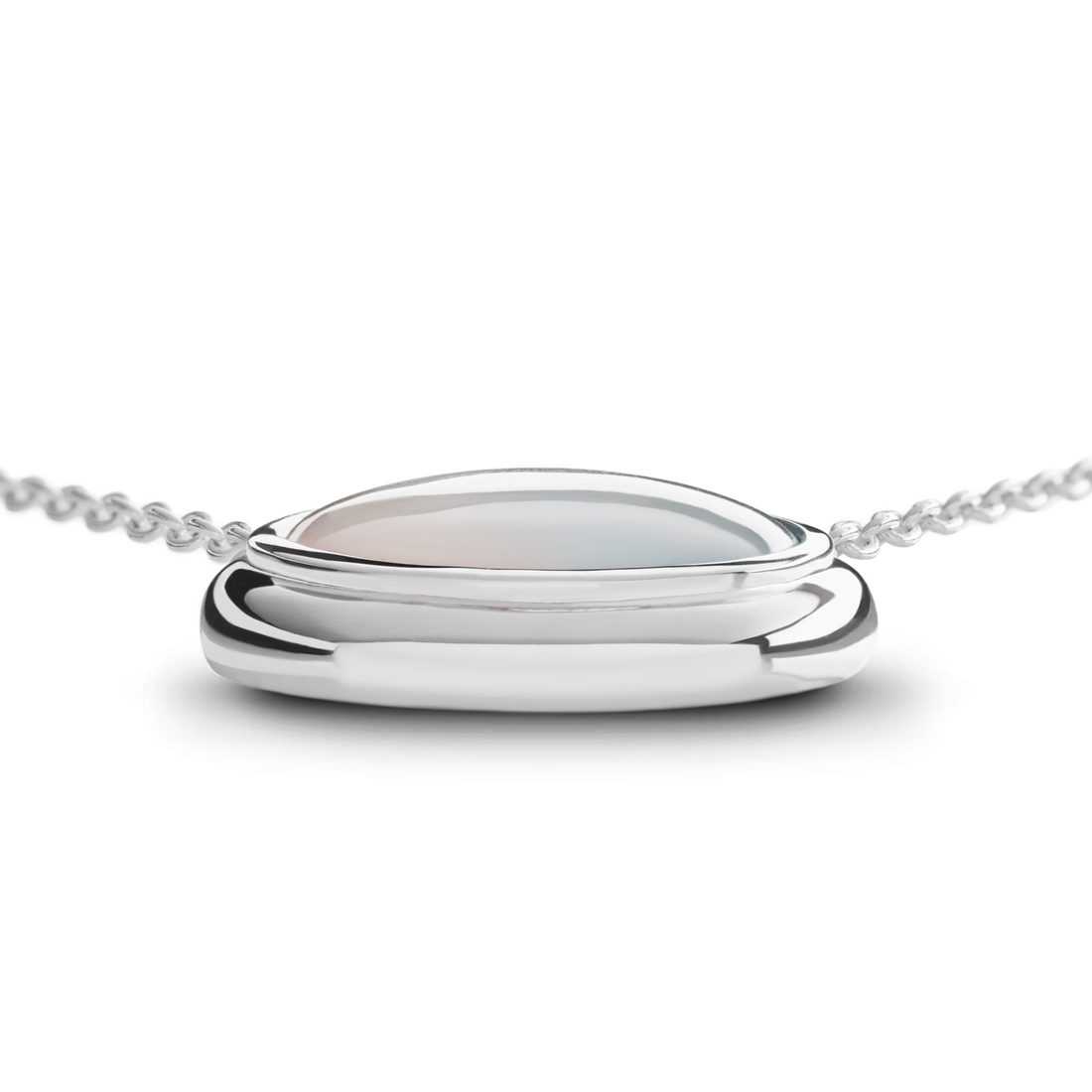 HEIRLOOM MOTHER OF PEARL PENDANT NECKLACE | Sterling Silver