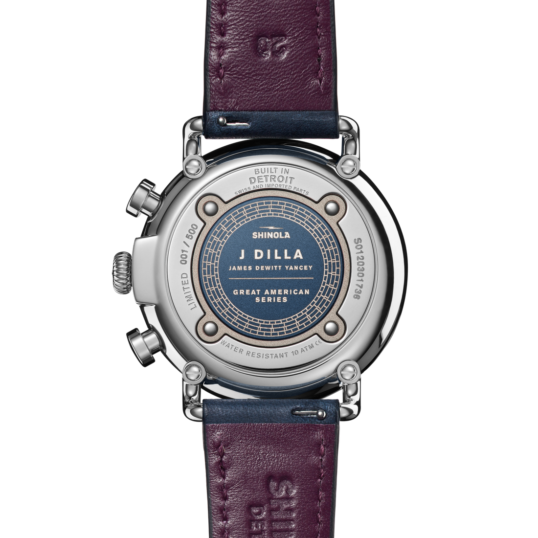 J Dilla Runwell Chronograph Watch | Midnight Blue