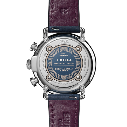 J Dilla Runwell Chronograph Watch | Midnight Blue