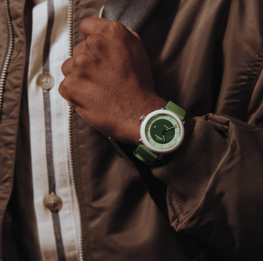 DETROLA WATCH 41MM | Deep Olive